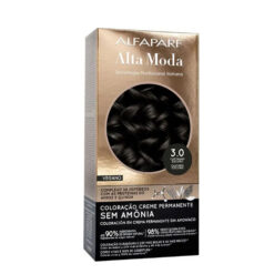 Tintura Permanente en Kit Alta Moda Sin Amoníaco 3 Castaño Oscuro X 1 U
