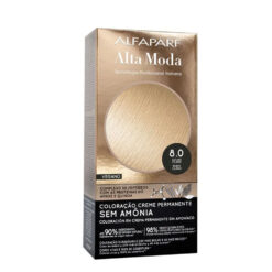 Tintura Permanente en Kit Alta Moda Sin Amoníaco 8 Rubio Claro X 1 U