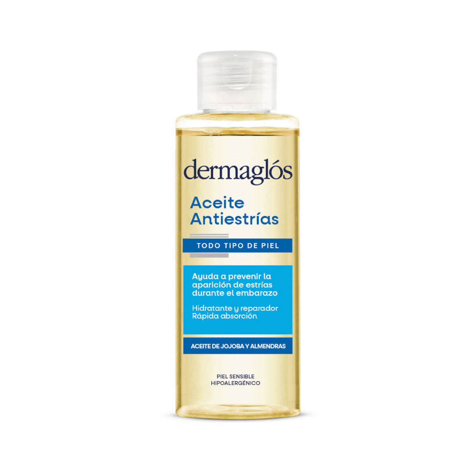 Aceite Antiestrias Dermaglos Todo Tipo De Piel X 70 Gr