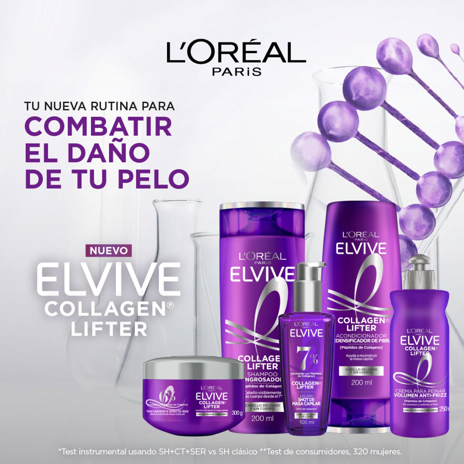 Tratamiento Capilar Elvive Collagen Lifter X 300 Gr - Imagen 5