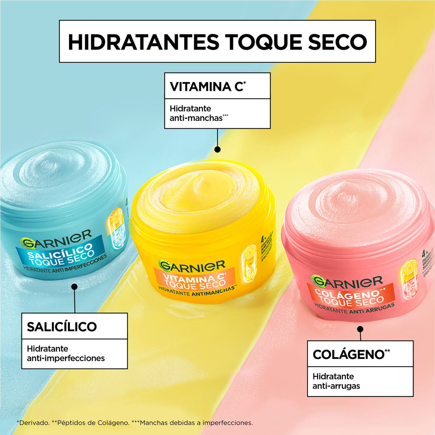 Exhibidor Hidratante Facial Garnier Toque Seco X 6 U - Imagen 2