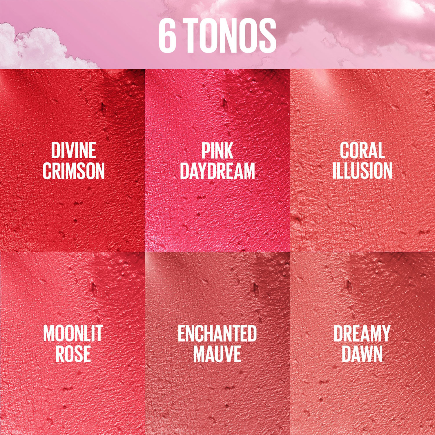 Rubor en Mousse Maybelline Cloudtopia Enchanted Mauve X 5 Gr - Imagen 9
