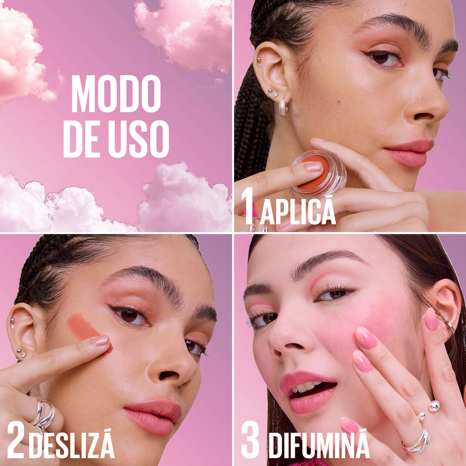 Rubor en Mousse Maybelline Cloudtopia Dreamy Dawn X 5 Gr - Imagen 8