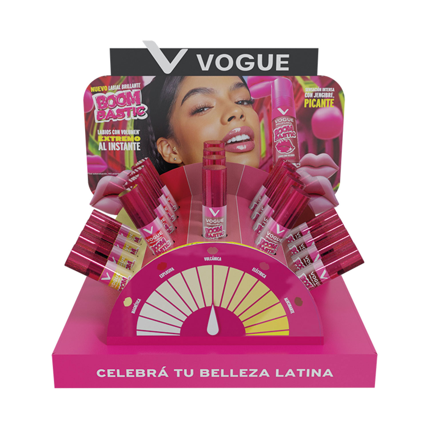 Exhibidor Labial Líquido Vogue Boombastic X 15 U