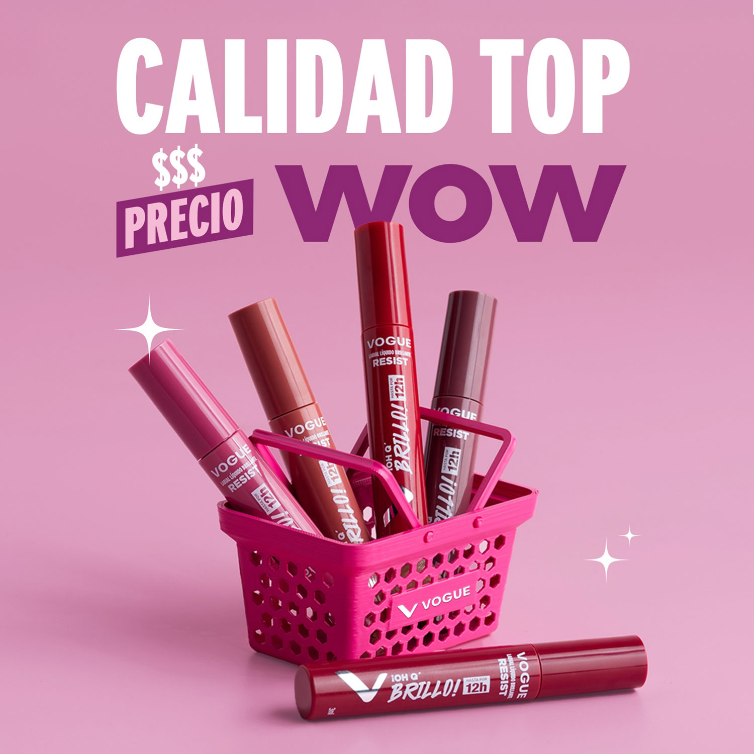 Labial Líquido Vogue ¡Oh Q' Brillo! Bacana X 1 U - Imagen 12
