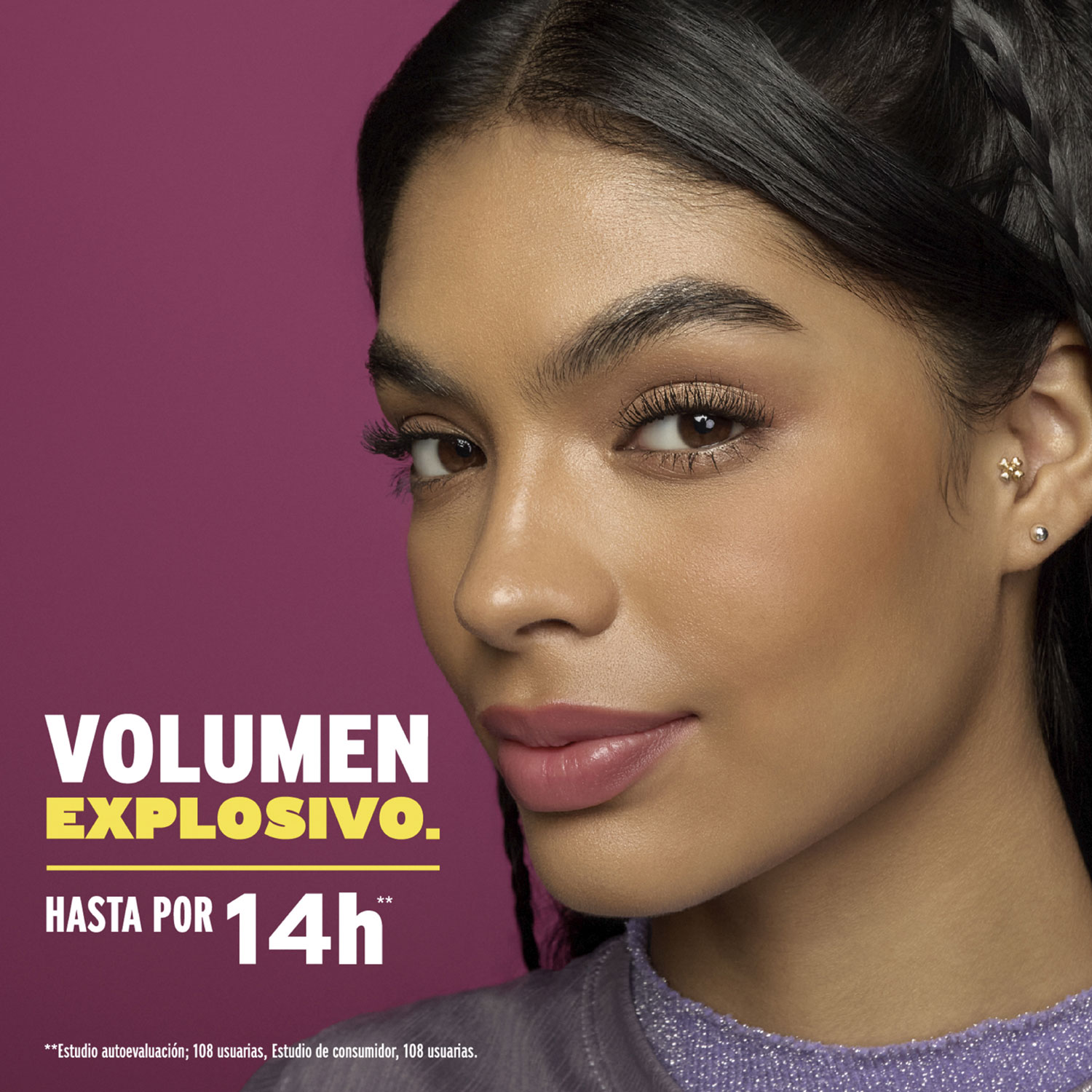 Exhibidor Máscara de Pestañas + Sombra Líquida Vogue Boombastic X 12 U - Imagen 3