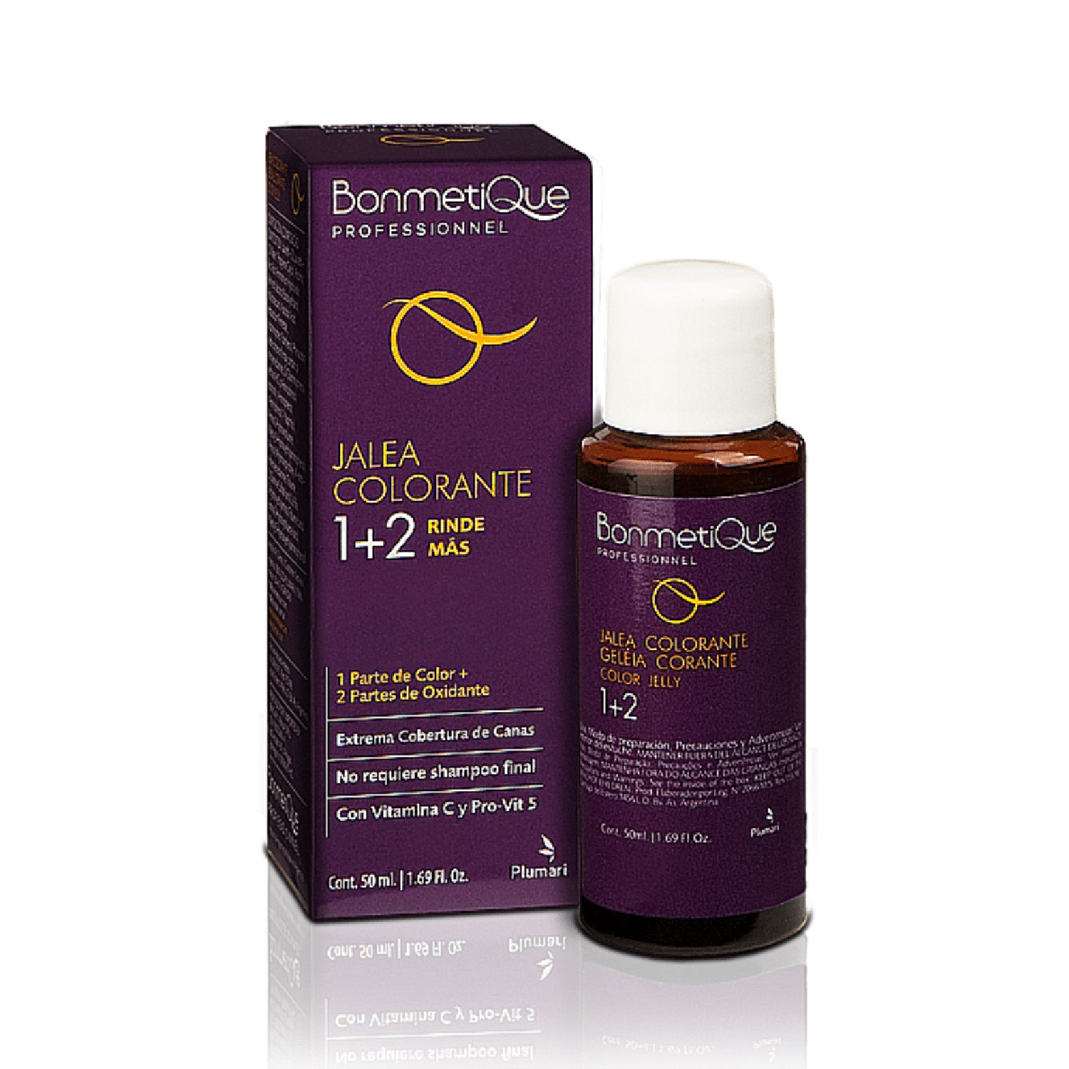 Jalea Colorante BonmetiQue 1+2 8.13 Rubio Claro Beige X 50 Gr